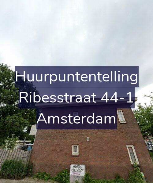 Foto gevel Huurpuntentelling voor Ribesstraat 44-1, Amsterdam