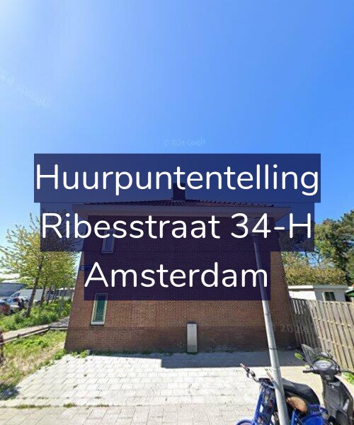 Foto gevel Huurpuntentelling voor Ribesstraat 34-H, Amsterdam