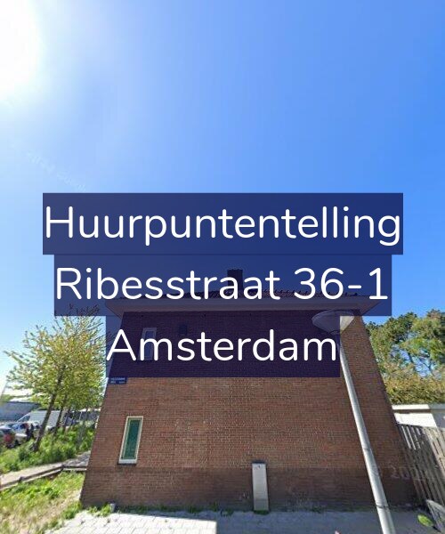 Foto gevel Huurpuntentelling voor Ribesstraat 36-1, Amsterdam