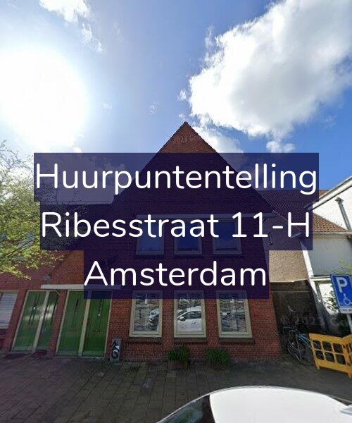 Foto gevel Huurpuntentelling voor Ribesstraat 11-H, Amsterdam