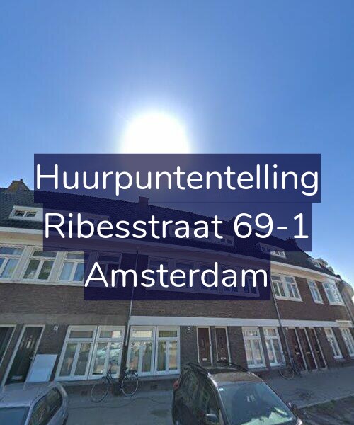 Foto gevel Huurpuntentelling voor Ribesstraat 69-1, Amsterdam