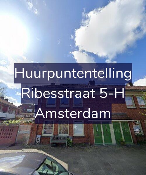 Foto gevel Huurpuntentelling voor Ribesstraat 5-H, Amsterdam