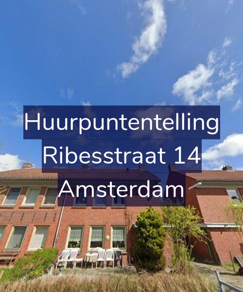 Foto gevel Huurpuntentelling voor Ribesstraat 14, Amsterdam