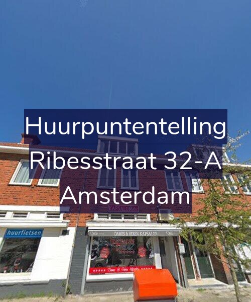 Foto gevel Huurpuntentelling voor Ribesstraat 32-A, Amsterdam