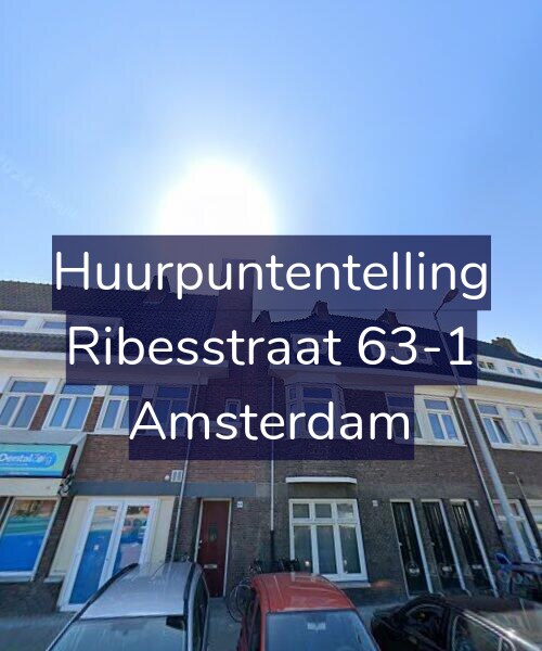 Foto gevel Huurpuntentelling voor Ribesstraat 63-1, Amsterdam
