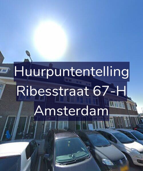 Foto gevel Huurpuntentelling voor Ribesstraat 67-H, Amsterdam