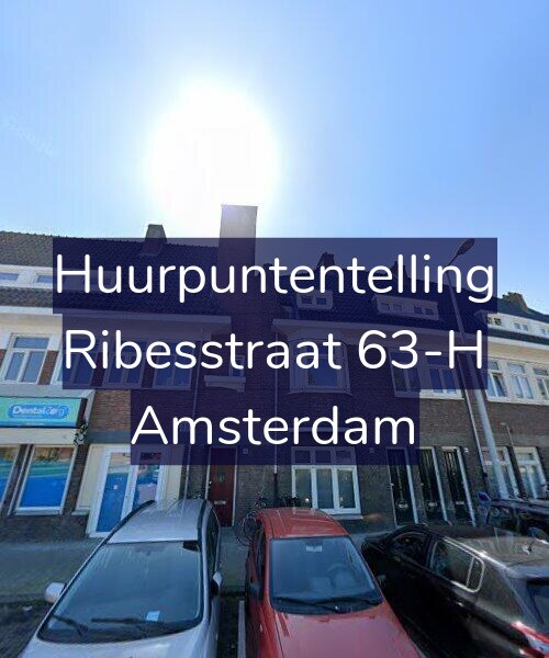 Foto gevel Huurpuntentelling voor Ribesstraat 63-H, Amsterdam