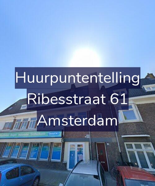 Foto gevel Huurpuntentelling voor Ribesstraat 61, Amsterdam