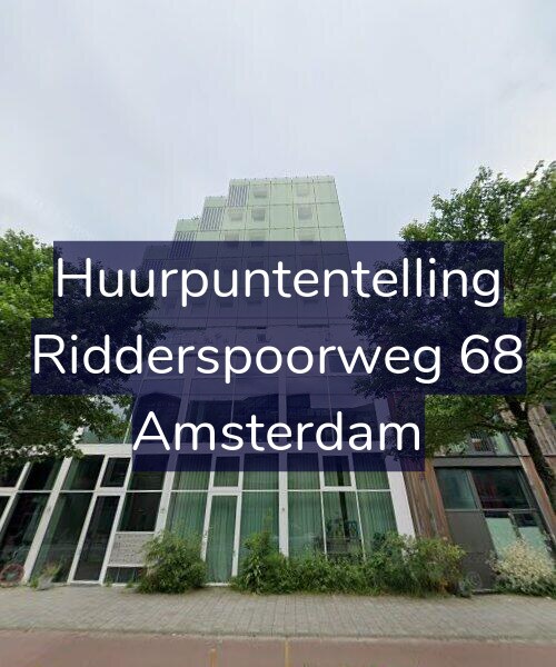 Foto gevel Huurpuntentelling voor Ridderspoorweg 68, Amsterdam