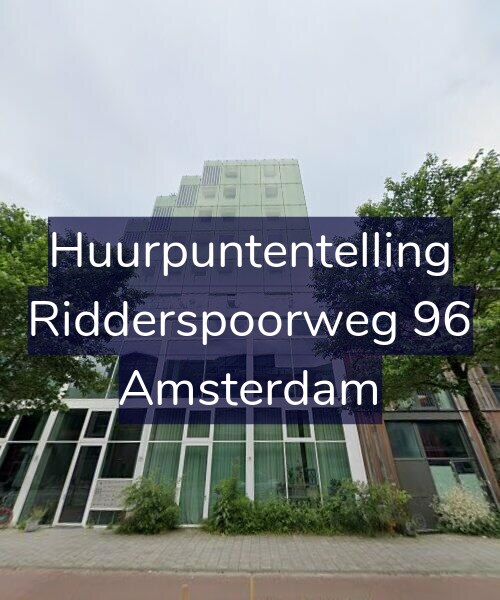 Foto gevel Huurpuntentelling voor Ridderspoorweg 96, Amsterdam