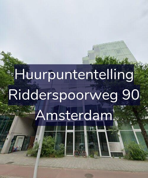 Foto gevel Huurpuntentelling voor Ridderspoorweg 90, Amsterdam