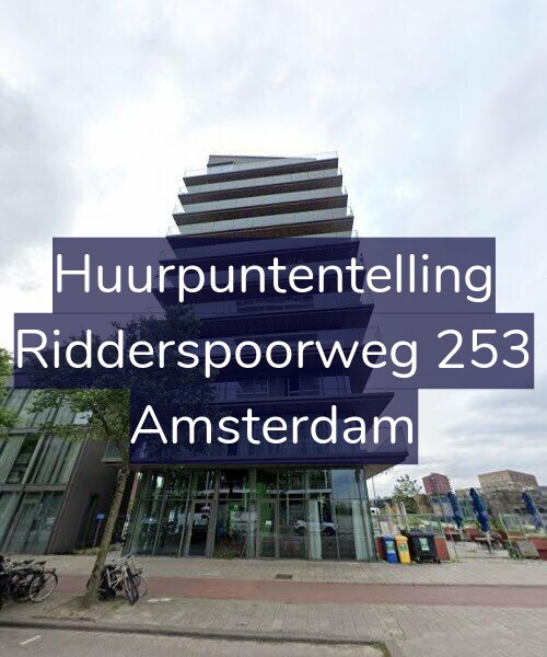 Foto gevel Huurpuntentelling voor Ridderspoorweg 253, Amsterdam