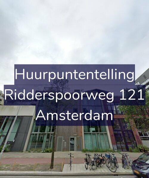 Foto gevel Huurpuntentelling voor Ridderspoorweg 121, Amsterdam