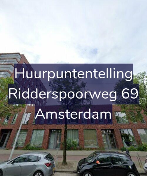 Foto gevel Huurpuntentelling voor Ridderspoorweg 69, Amsterdam