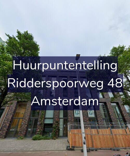 Foto gevel Huurpuntentelling voor Ridderspoorweg 48, Amsterdam