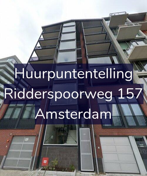 Foto gevel Huurpuntentelling voor Ridderspoorweg 157, Amsterdam