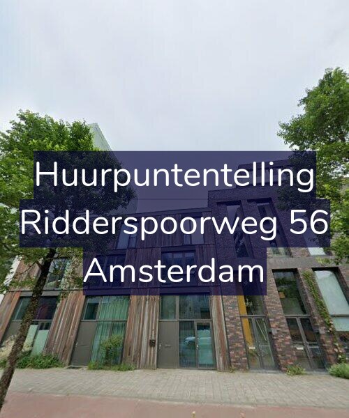 Foto gevel Huurpuntentelling voor Ridderspoorweg 56, Amsterdam