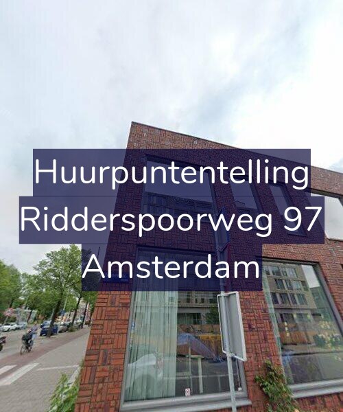 Foto gevel Huurpuntentelling voor Ridderspoorweg 97, Amsterdam