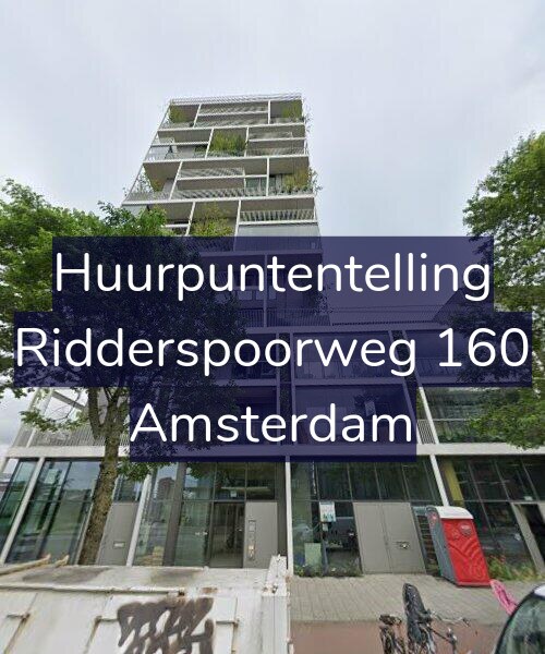 Foto gevel Huurpuntentelling voor Ridderspoorweg 160, Amsterdam