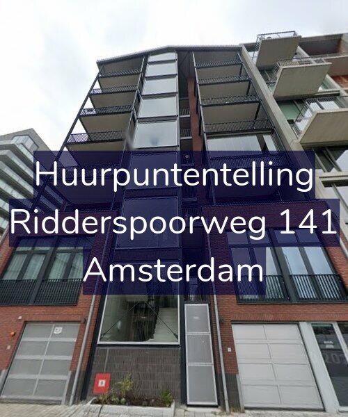 Foto gevel Huurpuntentelling voor Ridderspoorweg 141, Amsterdam