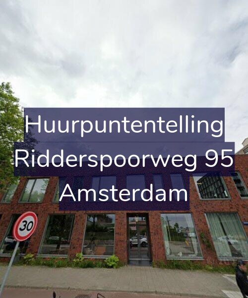 Foto gevel Huurpuntentelling voor Ridderspoorweg 95, Amsterdam
