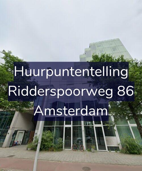Foto gevel Huurpuntentelling voor Ridderspoorweg 86, Amsterdam