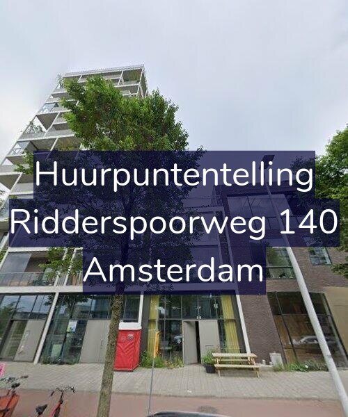Foto gevel Huurpuntentelling voor Ridderspoorweg 140, Amsterdam