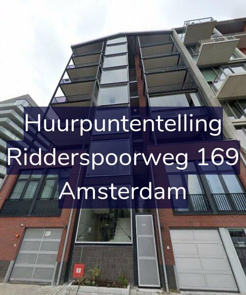 Foto gevel Huurpuntentelling voor Ridderspoorweg 169, Amsterdam