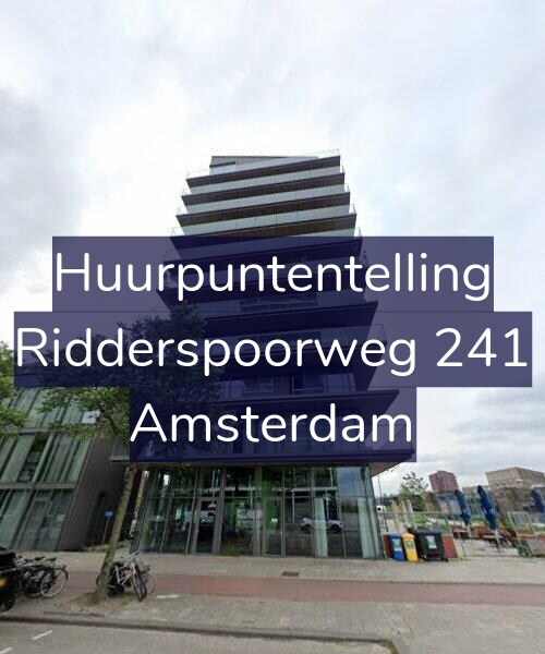 Foto gevel Huurpuntentelling voor Ridderspoorweg 241, Amsterdam