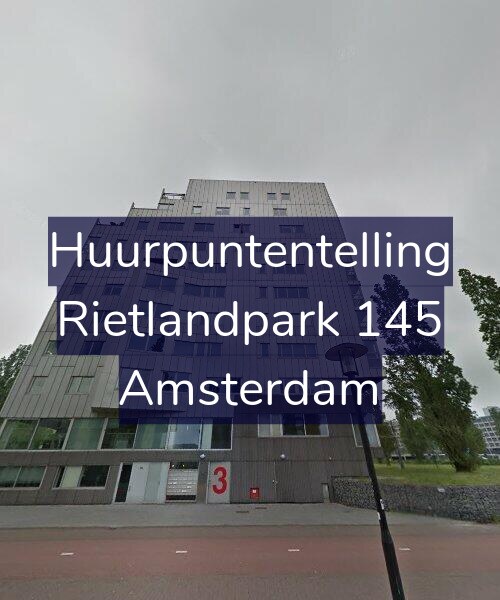 Foto gevel Huurpuntentelling voor Rietlandpark 145, Amsterdam