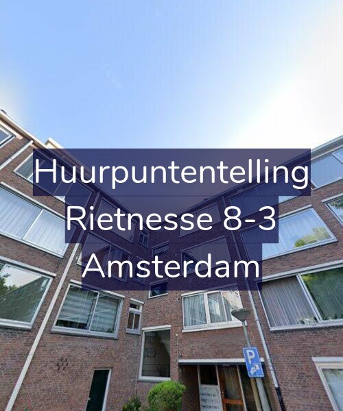 Foto gevel Huurpuntentelling voor Rietnesse 8-3, Amsterdam