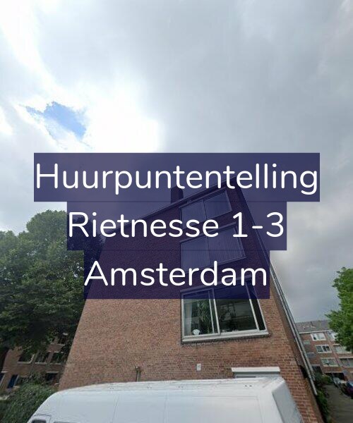 Foto gevel Huurpuntentelling voor Rietnesse 1-3, Amsterdam