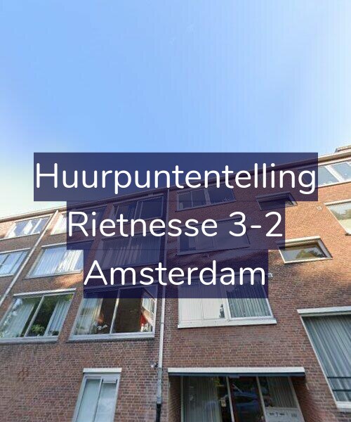 Foto gevel Huurpuntentelling voor Rietnesse 3-2, Amsterdam