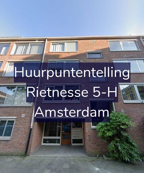 Foto gevel Huurpuntentelling voor Rietnesse 5-H, Amsterdam