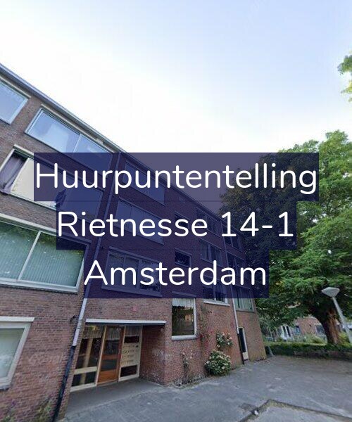 Foto gevel Huurpuntentelling voor Rietnesse 14-1, Amsterdam