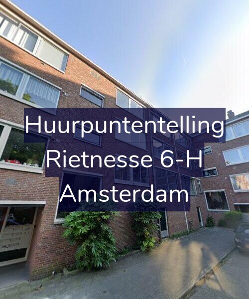Foto gevel Huurpuntentelling voor Rietnesse 6-H, Amsterdam