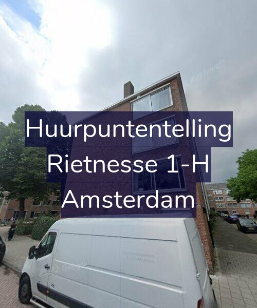 Foto gevel Huurpuntentelling voor Rietnesse 1-H, Amsterdam