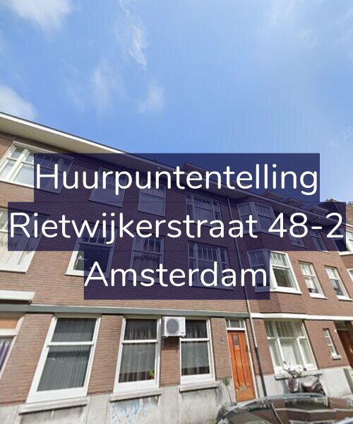 Foto gevel Huurpuntentelling voor Rietwijkerstraat 48-2, Amsterdam