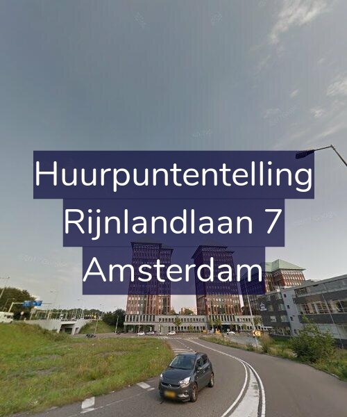 Foto gevel Huurpuntentelling voor Rijnlandlaan 7, Amsterdam