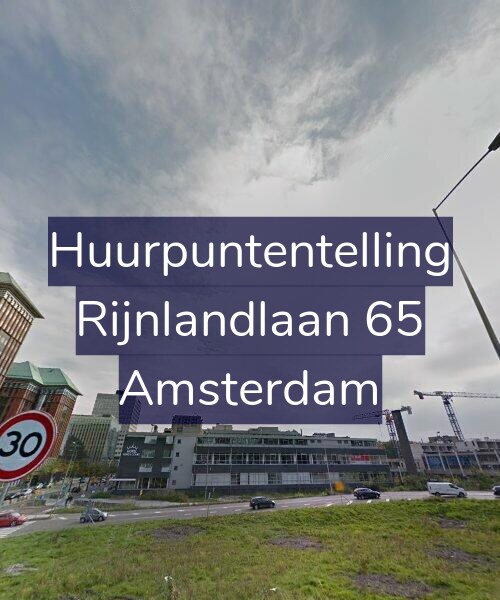 Foto gevel Huurpuntentelling voor Rijnlandlaan 65, Amsterdam
