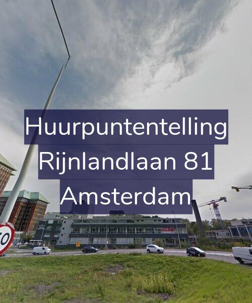 Foto gevel Huurpuntentelling voor Rijnlandlaan 81, Amsterdam