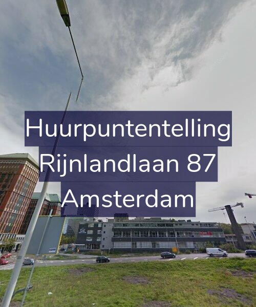 Foto gevel Huurpuntentelling voor Rijnlandlaan 87, Amsterdam