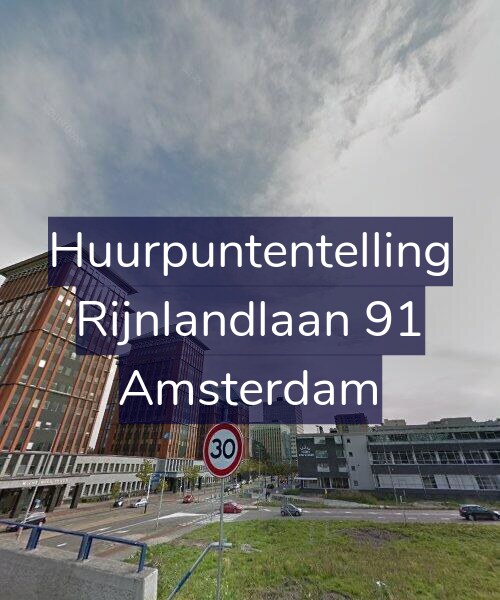 Foto gevel Huurpuntentelling voor Rijnlandlaan 91, Amsterdam