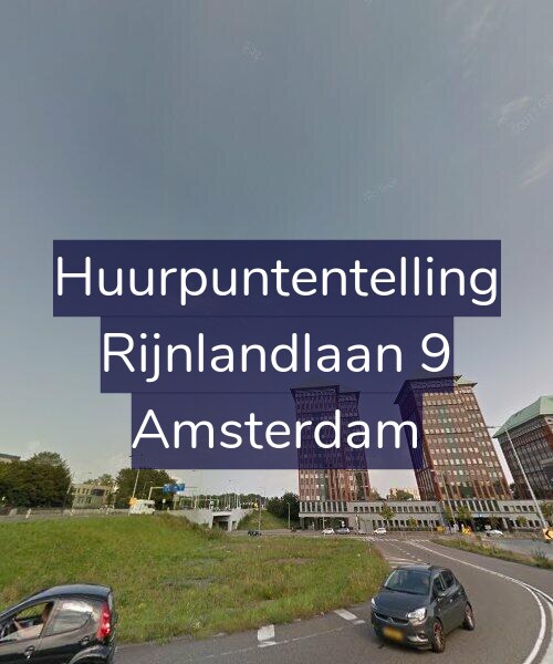 Foto gevel Huurpuntentelling voor Rijnlandlaan 9, Amsterdam