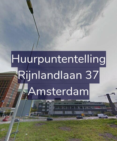 Foto gevel Huurpuntentelling voor Rijnlandlaan 37, Amsterdam