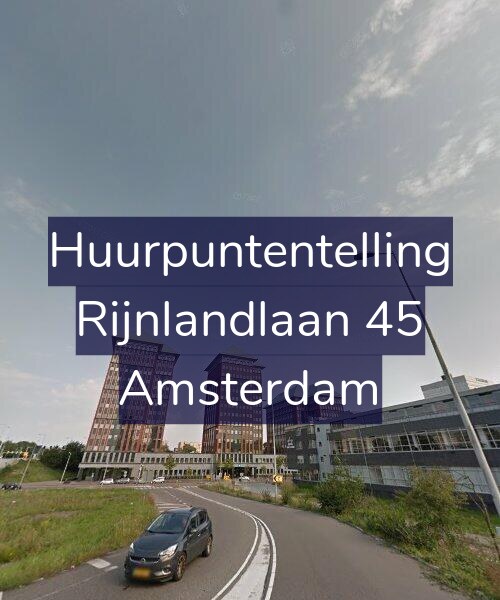 Foto gevel Huurpuntentelling voor Rijnlandlaan 45, Amsterdam
