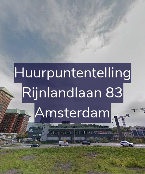 Foto gevel Huurpuntentelling voor Rijnlandlaan 83, Amsterdam