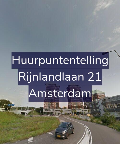 Foto gevel Huurpuntentelling voor Rijnlandlaan 21, Amsterdam