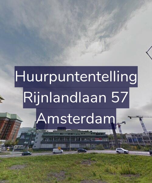Foto gevel Huurpuntentelling voor Rijnlandlaan 57, Amsterdam