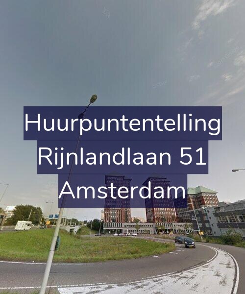 Foto gevel Huurpuntentelling voor Rijnlandlaan 51, Amsterdam